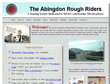 Tablet Screenshot of abingdonroughriders.org